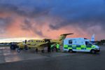 Air ambulance and ambulance