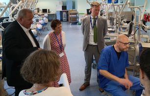 Keith Redpath (Chair), Karen Reid (Chief Executive), Lee Savarrio (Director of Dental) and Dentistry lecturer Richard Boyle