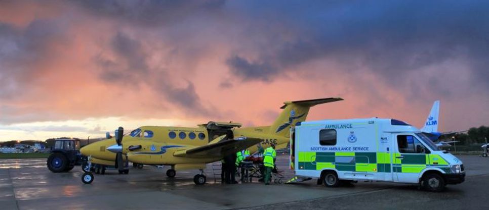 Air ambulance and ambulance